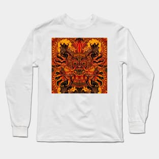 Orange Bali Long Sleeve T-Shirt